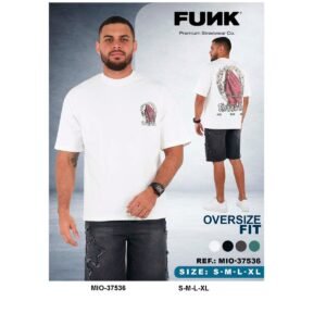 Camiseta Oversize FUNK Praying Hands Blanca Ref. MIO-37536