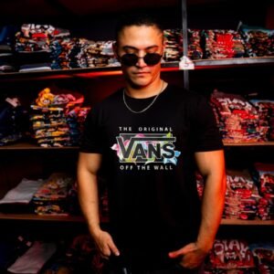 Camiseta Vans Negra Hombre – Off The Wall Edition