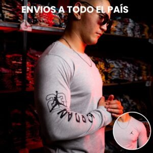 Camiseta Jordan Manga Larga Hombre – Estilo Urbano