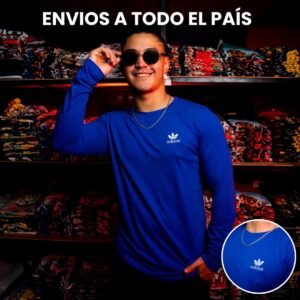 Camiseta Adidas Manga Larga Hombre – Estilo Deportivo Premium