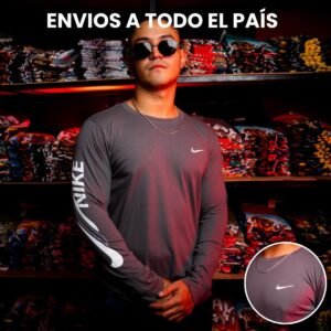 Camiseta Deportiva Nike Manga Larga Hombre